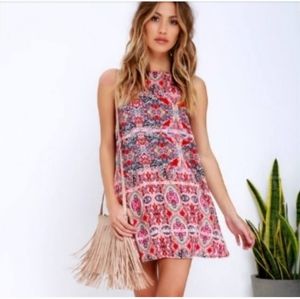 Lulu's women Bohemian shift dress new with tags.
